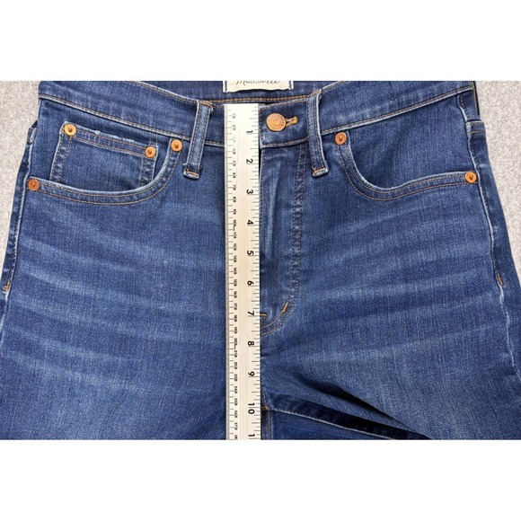 Madewell Cali Demi Boot Blue Jeans Women Size 27 High Rise Denim Stretch Capsule - Picture 13 of 15